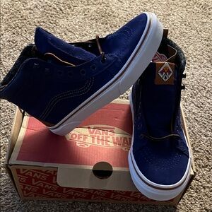 Vans Kids Navy High-Top Sneakers